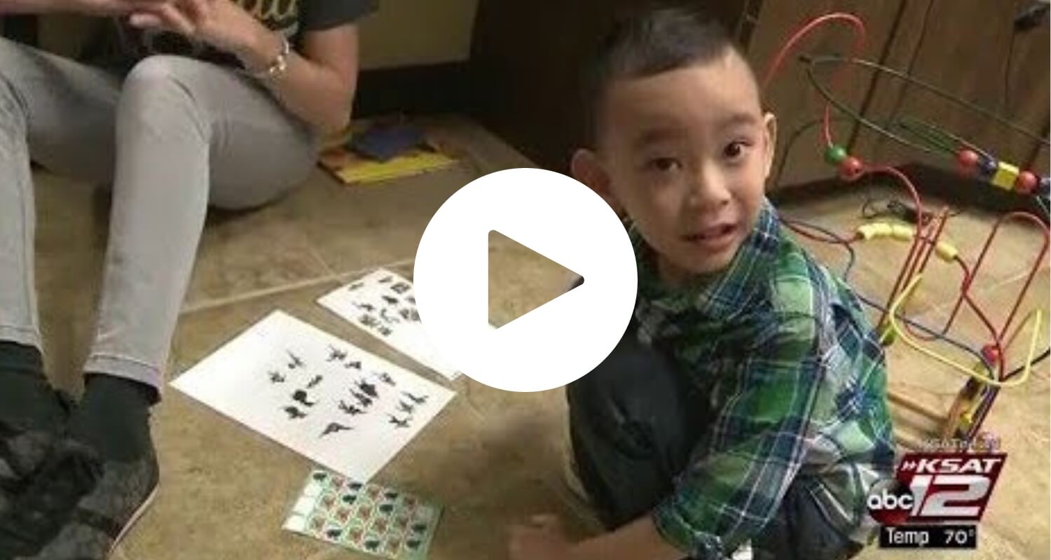 Child with cochlear implant